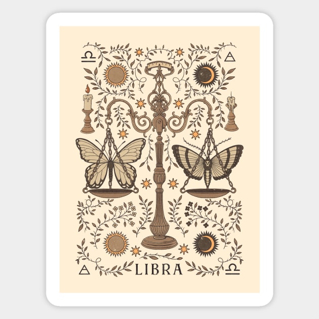 Libra, The Balance Sticker by thiagocorrea